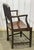 Antique Table in Elm and Oak with Extensions and Chairs, Set of 9 For Sale - Image 15 of 18