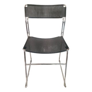 Attributed Arrben Italy "Sultana" Metal Mesh Dining Chair/ C. 1980 For Sale