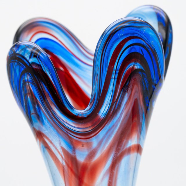 Murano Multi-Coloured Glass Vases, Italy, 1970s, Set of 7 For Sale - Image 18 of 18