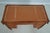 Wood Italian Small Leather Top Walnut Writing Desk For Sale - Image 7 of 16