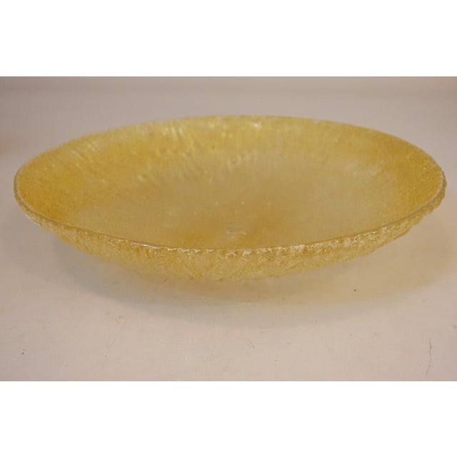 Art Deco Thick Slag Glass Lalique Style Saucer Light Hanging Ceiling Lamp 1930's For Sale - Image 10 of 13