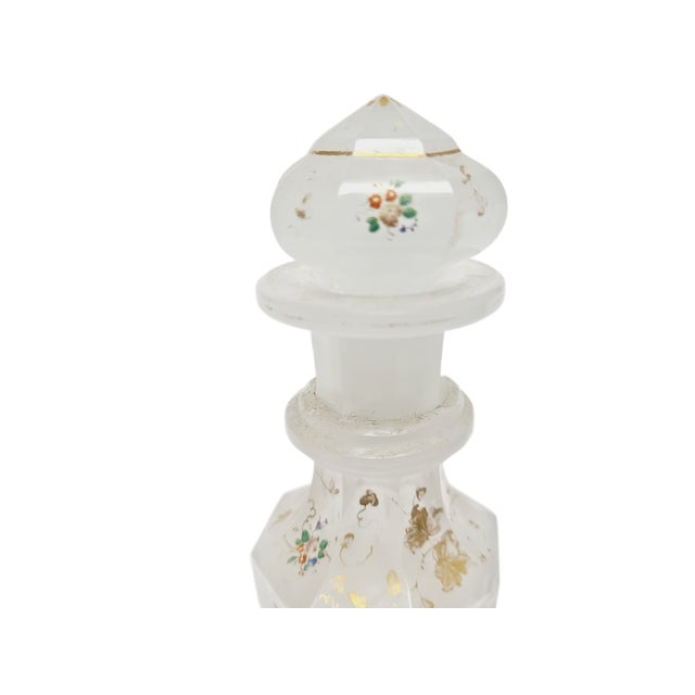 Biedermeier White Glass Carafe, Austria, 1890s For Sale - Image 15 of 17