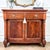 Vintage Mahogany Bow Front Cabinet | Sideboard | Statement Entryway Cabinet For Sale - Image 4 of 11