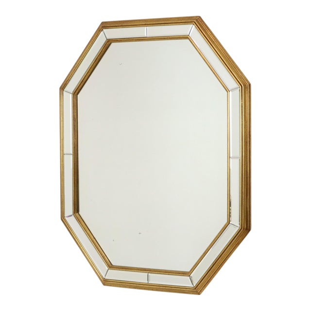 Large Hollywood Regency Octagonal Mirror from Deknudt, 1970s For Sale - Image 4 of 18
