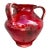 Vintage Oxblood Red Double-Handled Ceramic Urn / Vessel — Asian Chinoiserie Style For Sale