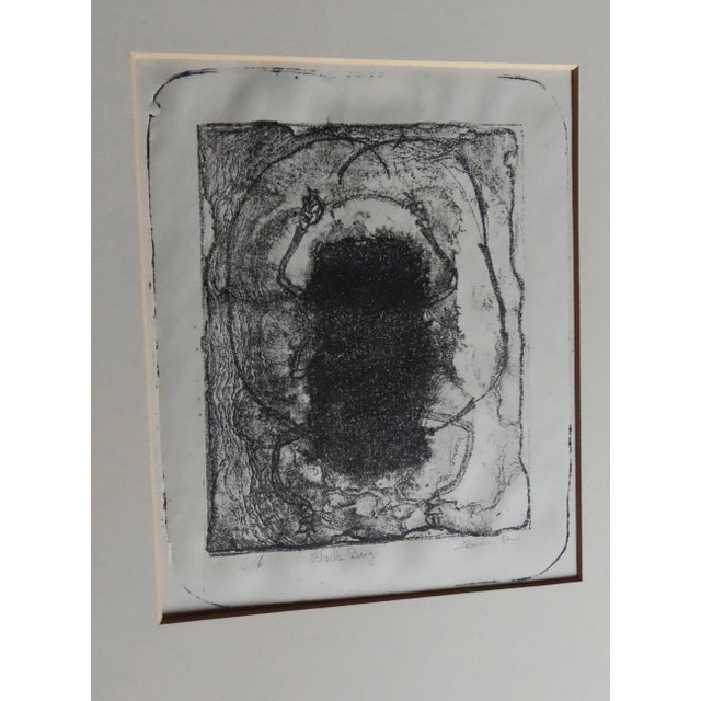 1980s Vintage Signed Etching "Black Bug" Signed For Sale - Image 5 of 10