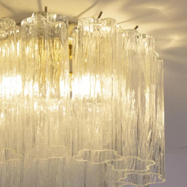 Ceiling Light with Murano Trunci Glass, Italy, 1990s For Sale - Image 11 of 12
