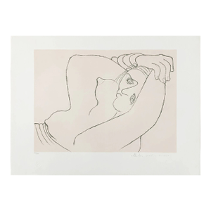 "Femme Couchee" 1980s Pablo Picasso Estate Lithograph