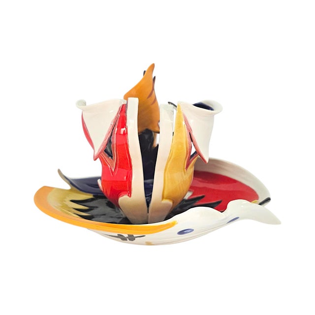 Neil Williams 1990 California Postmodern Deconstructed Ceramic Vessel Sculpture For Sale - Image 4 of 15