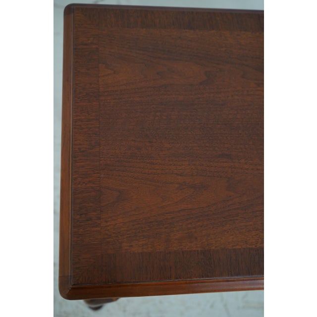 Wood Baker George III 3 Drawer Walnut Low Boy For Sale - Image 7 of 12