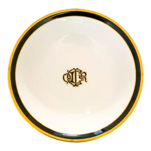 1990 Vintage Christian Dior Black Monogram Serving Bowl