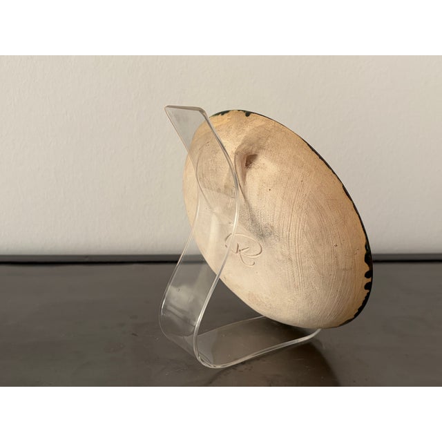 Green Maritime Wall Plate with Fish Motif by Wilhelm Löber for Rügenkeramik, 1960s For Sale - Image 8 of 18