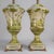 Italian Early Marbro Urn Lamps With Green Painted Roman Ruins - a Pair For Sale - Image 3 of 13