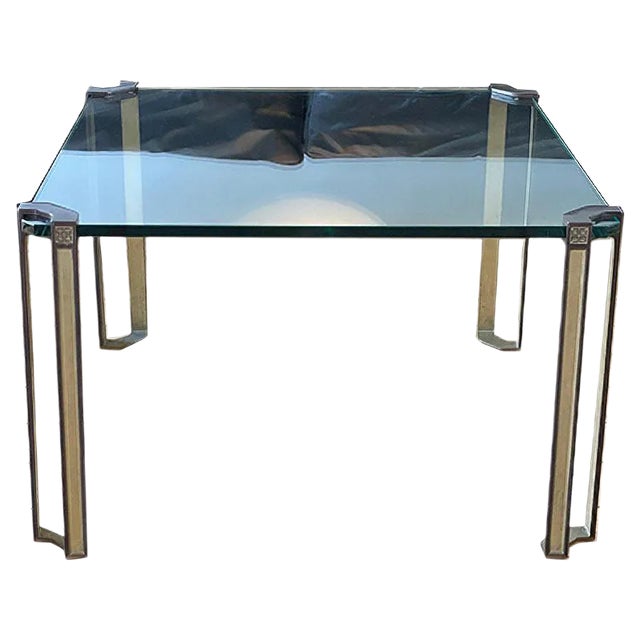 Mid-Century Modern Brass Coffee Table by Peter Ghyczy, 1970s For Sale