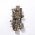 Mid-Century Brutalist Wall Sculptures in Textural Cubist Forms by Syroco For Sale - Image 4 of 12