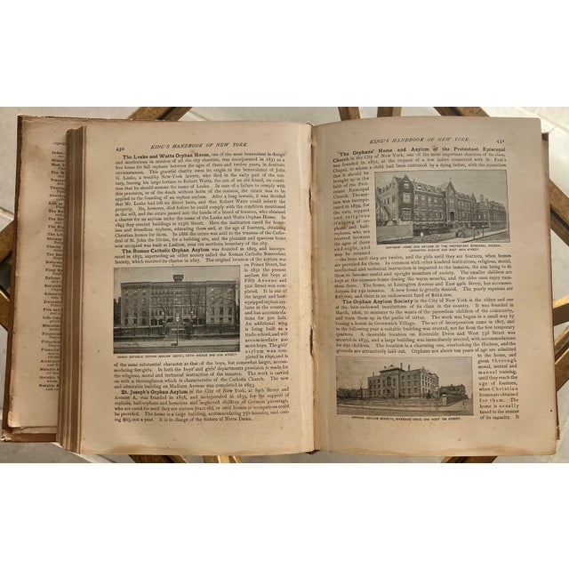 Circa 1893 "King's Handbook of New York City With Over 1,000 Illustrations” Hardback Book by Moses King, Second Edition For Sale In Austin - Image 6 of 12
