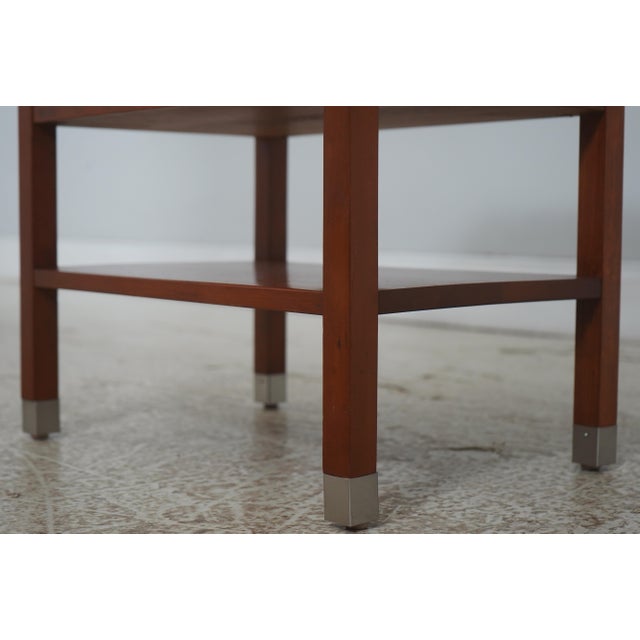 Stickley Stickley Cherry 4 Tier Open End Table For Sale - Image 4 of 12