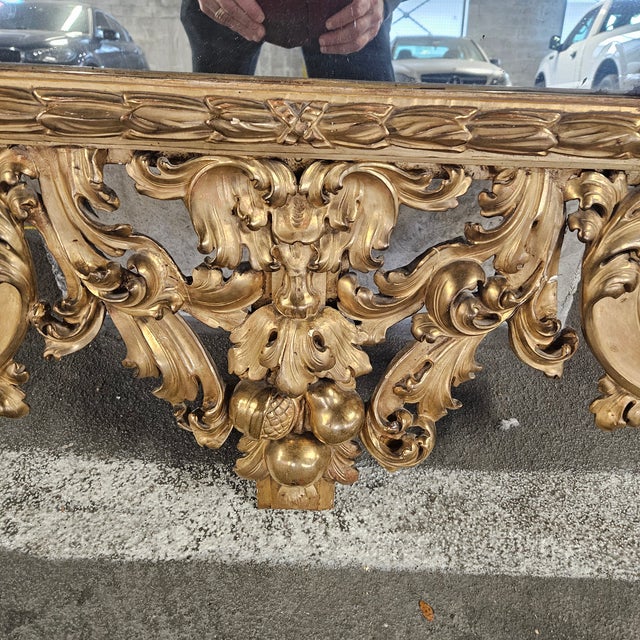19th Century French Rococo Giltwood Mirror For Sale In Miami - Image 6 of 12