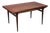 1950s Attributed to Johannes Andersen Jet Age Draw Leaf Dining Table in Rosewood For Sale