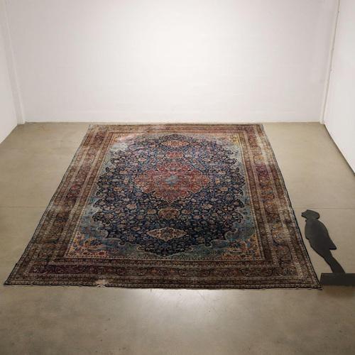 Mashad rug in cotton and wool, fine knot, manual production. This piece is attributed to the mentioned designer/maker. It...