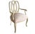 Mid Century French Style Ribbon Back Arm Chair For Sale - Image 9 of 10