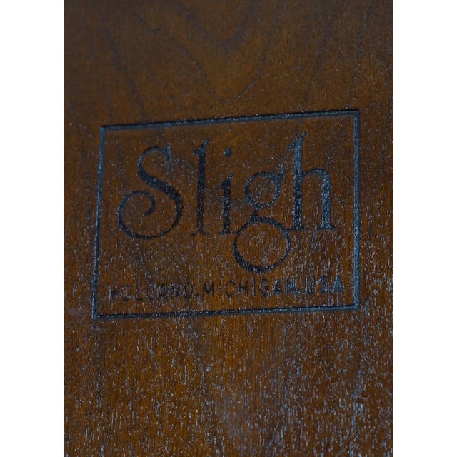 Sligh Dome Top Empire Cherry Grandfather Clock For Sale - Image 11 of 12