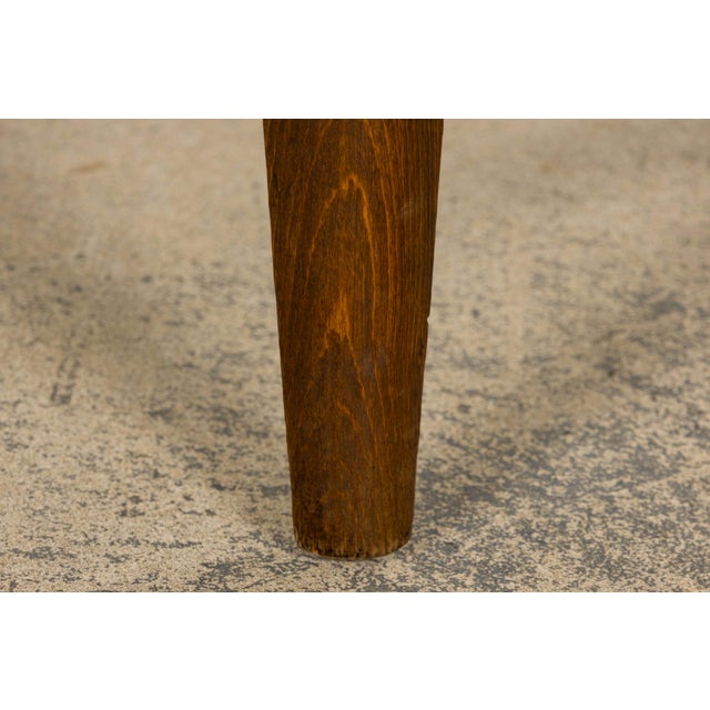 1930s French Art Deco Maple Dining Chairs With Scalloped Backs, Set of 6 For Sale - Image 10 of 18