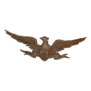 Vintage 1967 Sexton Cast Aluminum American Eagle Wall Sculpture – 40” Wingspan – Made in Usa For Sale