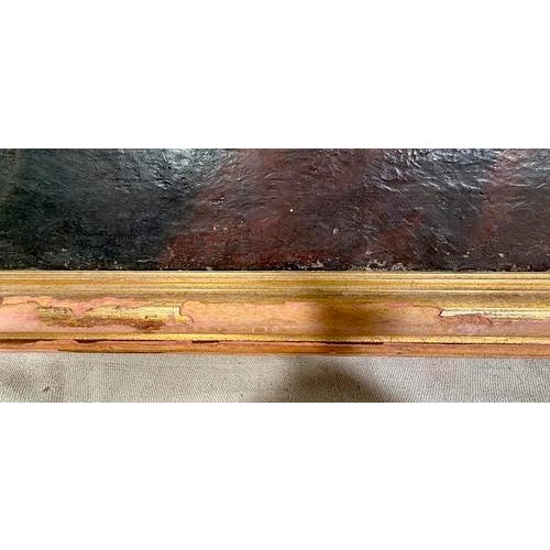 Traditional Antique Oil Portrait of a Noblewoman in Giltwood Frame - Unsigned For Sale - Image 3 of 3