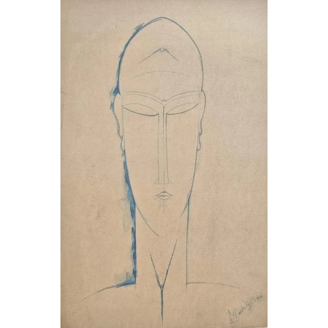 A. Modigliani, Testa di Cariatide, Lithograph For Sale - Image 7 of 7
