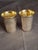 Metal Antique Russian 84 Silver Kiddush Cups Pair Heirs of Zakhoder Kiev 1908-1917 For Sale - Image 7 of 16