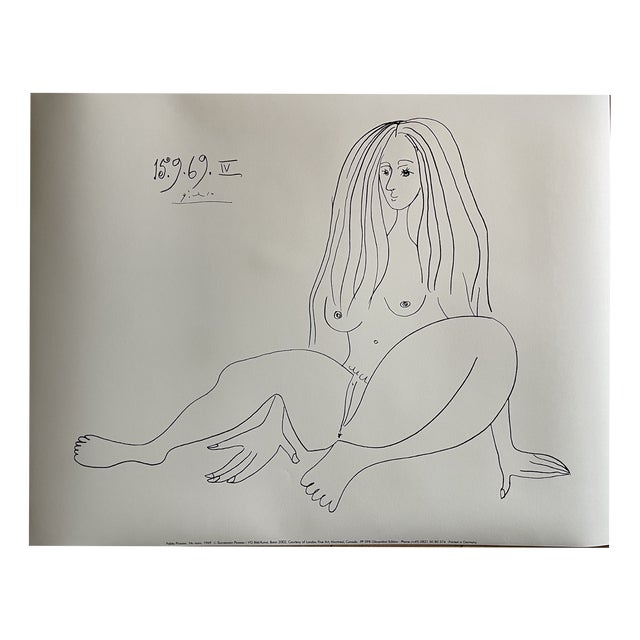 Pablo Picasso, Nu Assis, 2002, Copyright Sucession Picasso/ Vg Bild Kunst Bonn, Paper For Sale