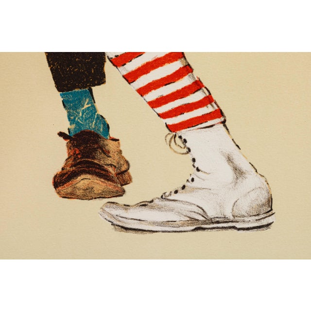 Norman Rockwell Wind Up Signed Lithograph in Colors on Paper a/P 1978 For Sale In Detroit - Image 6 of 8