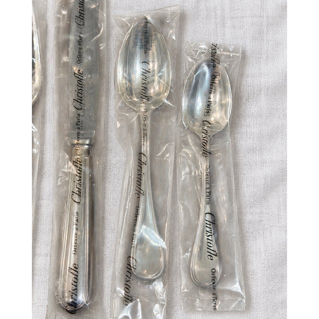 Vintage Christofle Albi Silver-Plated Flatware Service for 4, Unused Sealed - 20 Pieces For Sale - Image 17 of 17