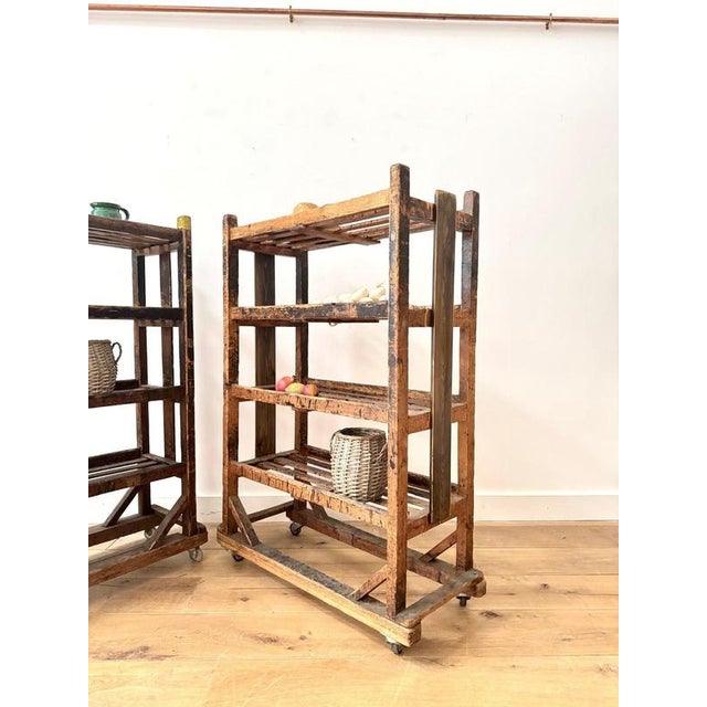 20th Century Bakers Trolleys, Set of 2 For Sale - Image 3 of 11