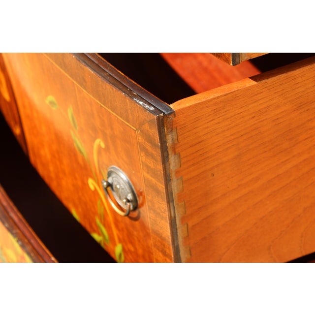 Early 20th Century Blackhawk Furniture Co. Louis XV Style Hand-Painted Sideboard Buffet Cabinet For Sale - Image 13 of 18