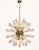Contemporary Sputnik Light with 50 Murano Glass Beads and a Golden Frame from Justfurnituress SRL For Sale - Image 3 of 10