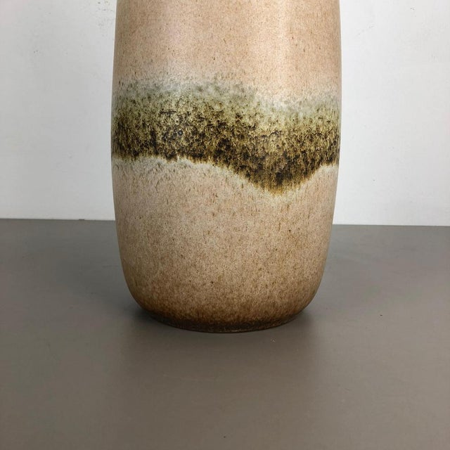 Large Fat Lava Multi-Color 284-47 Pottery Floor Vase from Scheurich, 1970s For Sale - Image 6 of 16