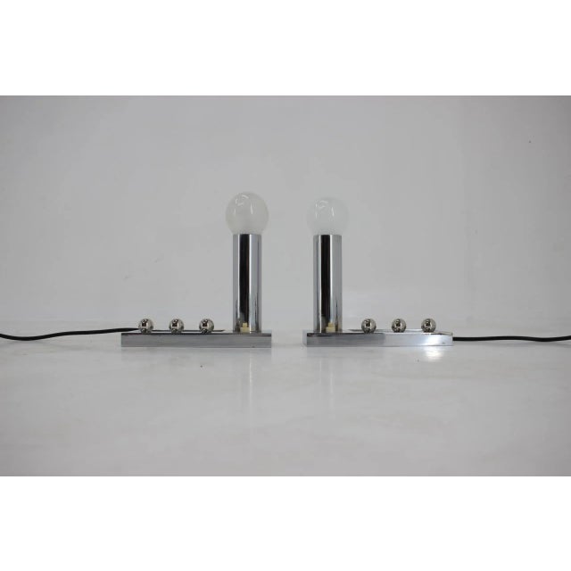 Bauhaus Chrome Bauhaus Table Lamps, 1930s, Set of 2 For Sale - Image 3 of 8