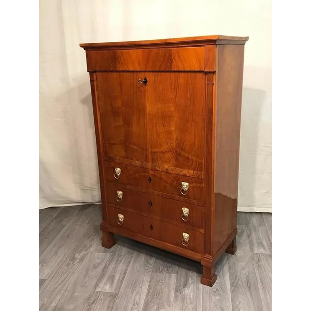 Early 19th Century Biedermeier Secretary Desk, 1820s For Sale - Image 5 of 9