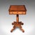 This is a vintage Regency revival side table. An English, oak and walnut accent or end table, dating to the Art Deco...