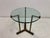 Bronze and Glass Side Table by Peter Ghyczy, 1980s For Sale - Image 3 of 10