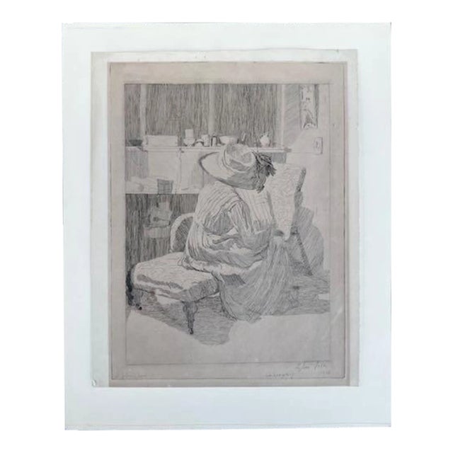 Sylvia Gosse (1881-1968) - Etching - St John's Wood 1910 For Sale