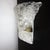 This Murano glass lamp captivates with its exceptionally attractive glass structure, which realistically resembles ice....