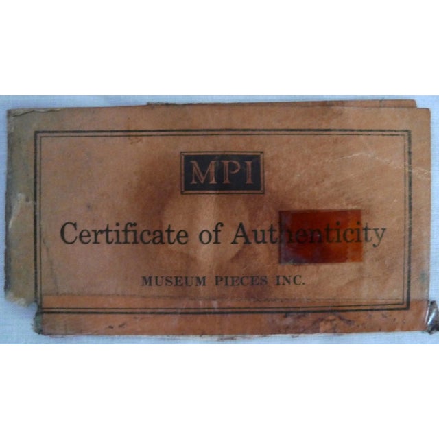 1960s Museum Pieces Inc. Black Granite Egyptian Head Sculpture For Sale - Image 9 of 10