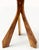 Walnut Nonagonal Side Table With Tripod Base by Michael Maximo For Sale - Image 9 of 9