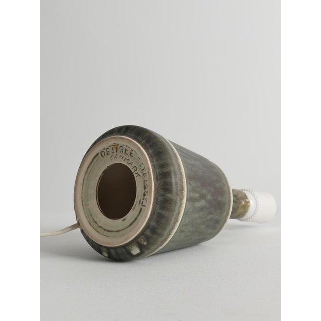 Brown Scandinavian Modern Stoneware Table Lamp from Desiree Stentøj, 1960s For Sale - Image 8 of 11