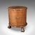 Antique Cellarette, English, Walnut Wine Cooler Stand, Side Table, Regency, 1820 For Sale - Image 4 of 12