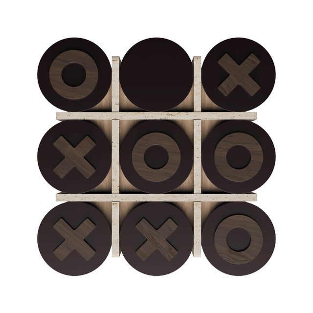 Kensington Tic-Tac-Toe Table from Wood Tailors Club For Sale - Image 11 of 16