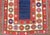 Antique Talish Caucasian Runner in Red, Cream and Blue 3'3 X 8'5 For Sale - Image 10 of 12